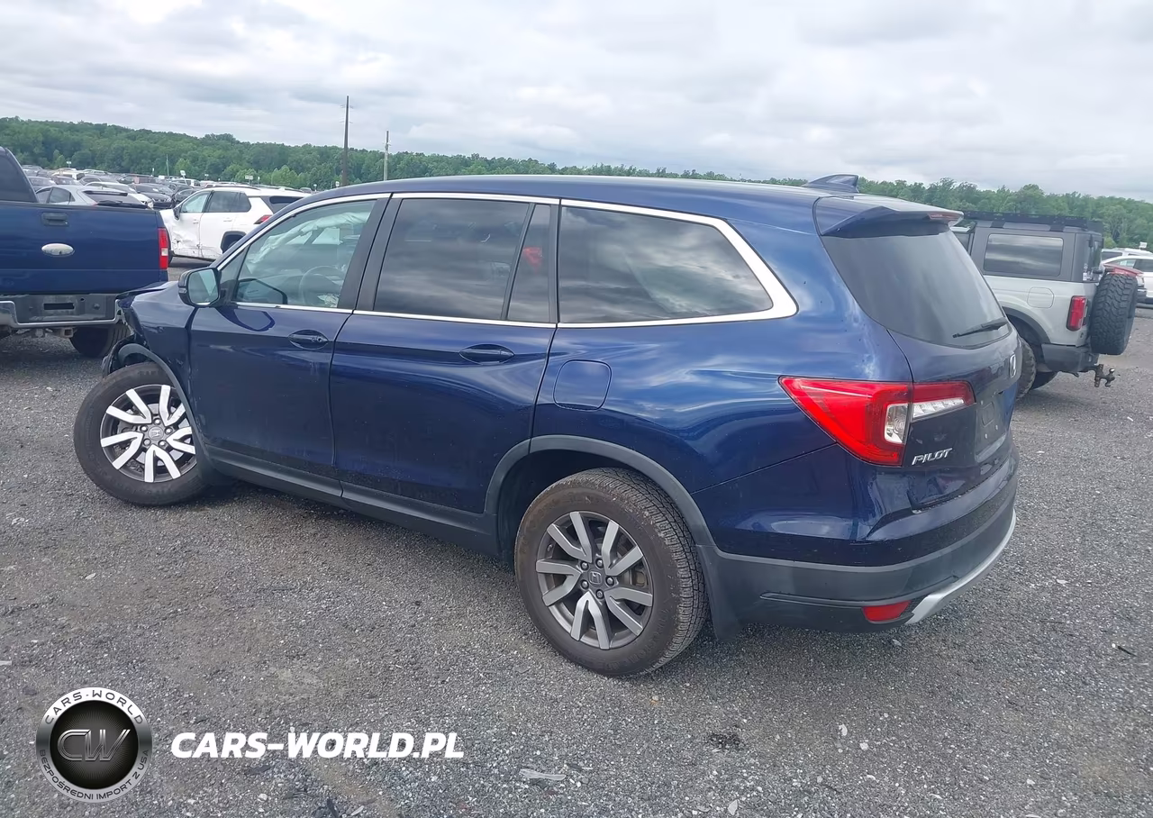 2019 Honda Pilot Ex VIN:5FNYF6H35KB098515 - 3