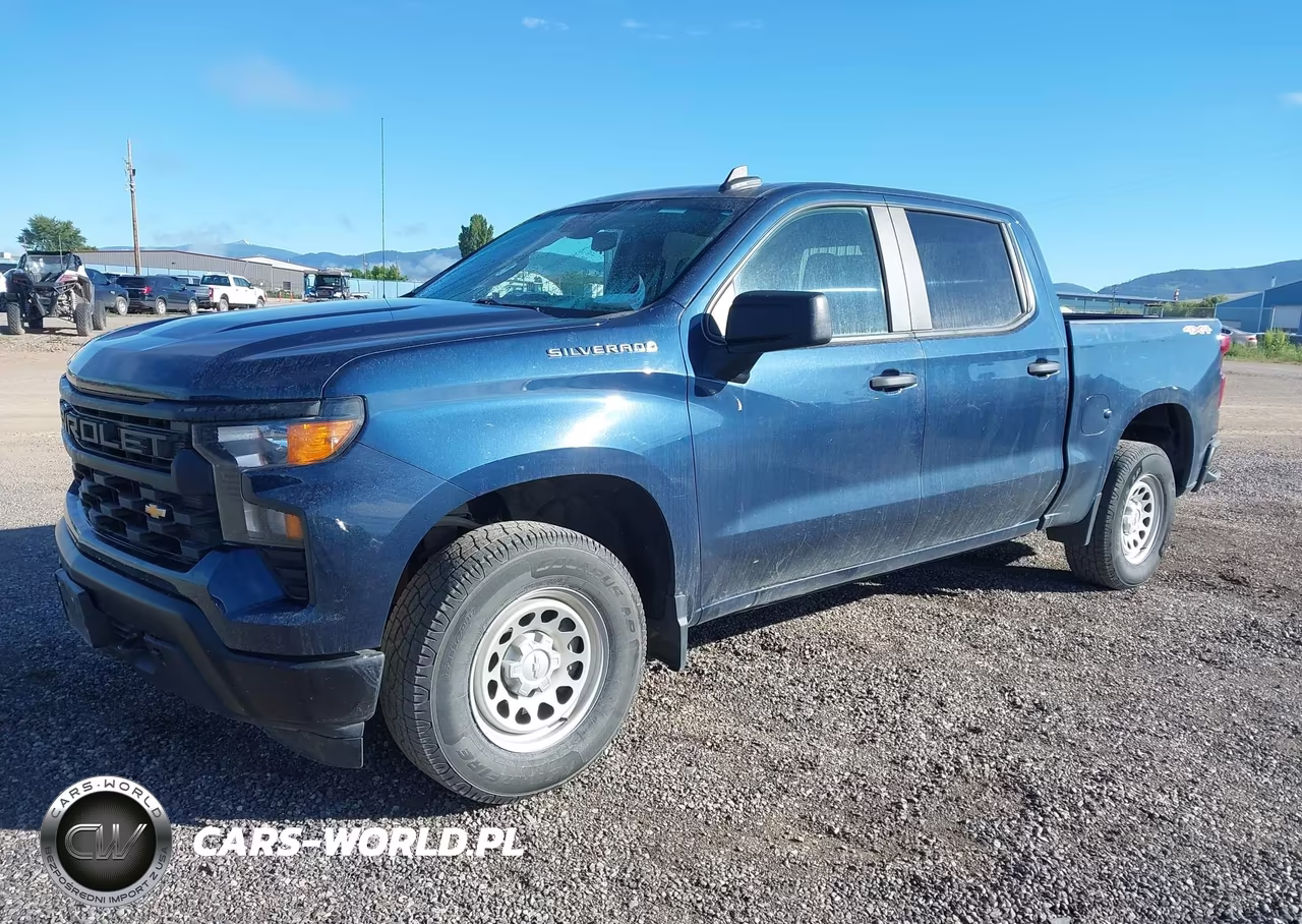 2023 Chevrolet Silverado 1500 4Wd Short Bed Wt VIN:1GCUDAED9PZ229385 - 2