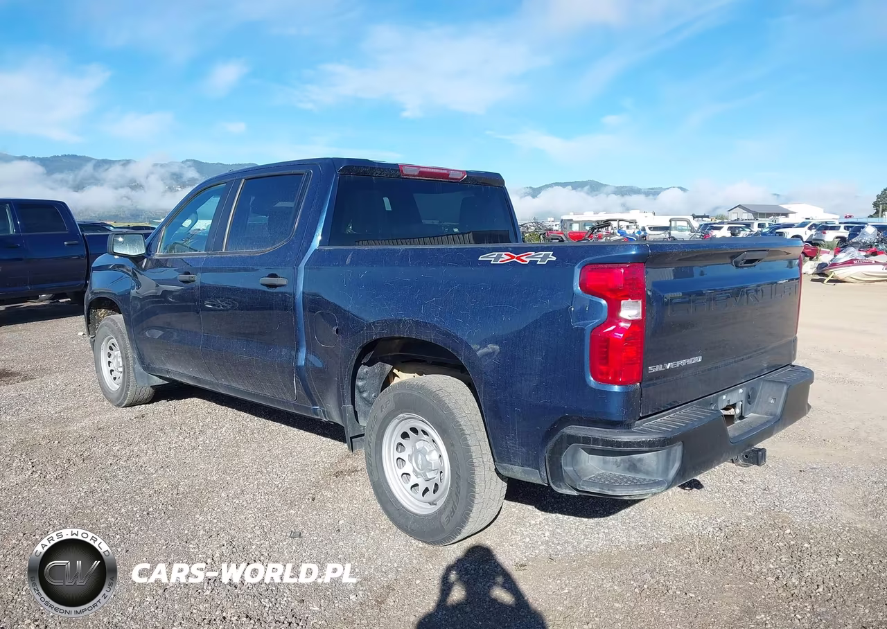2023 Chevrolet Silverado 1500 4Wd Short Bed Wt VIN:1GCUDAED9PZ229385 - 3