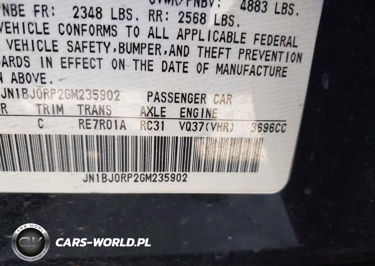 2016 Infiniti Qx50 VIN:JN1BJ0RP2GM235902 - 9