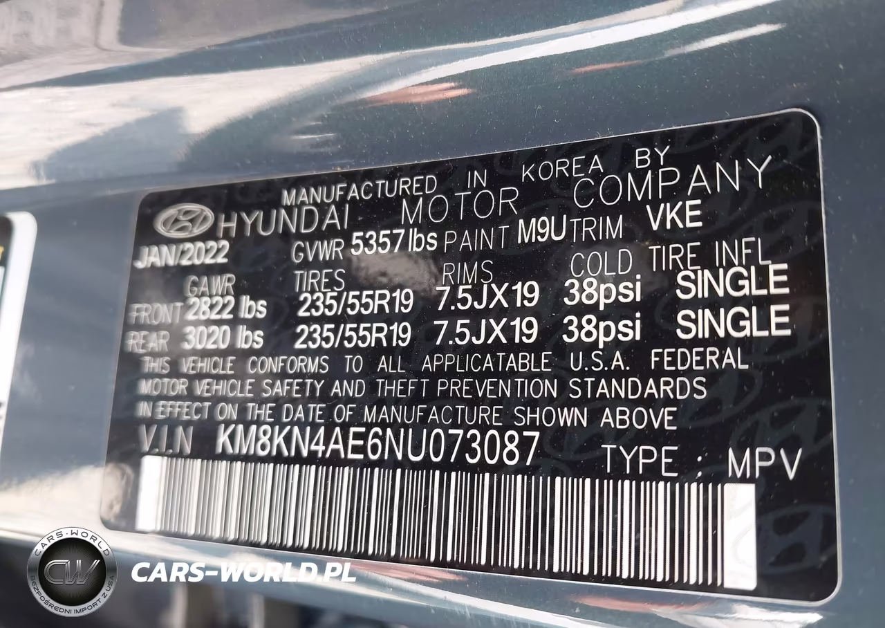 2022 Hyundai Ioniq 5 Sel VIN:KM8KN4AE6NU073087 - 9