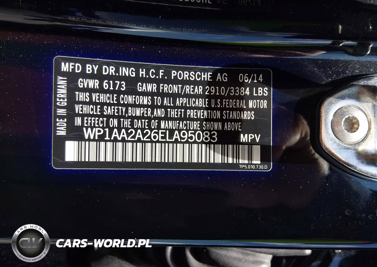 2014 Porsche Cayenne Platinum Edition VIN:WP1AA2A26ELA95083 - 9