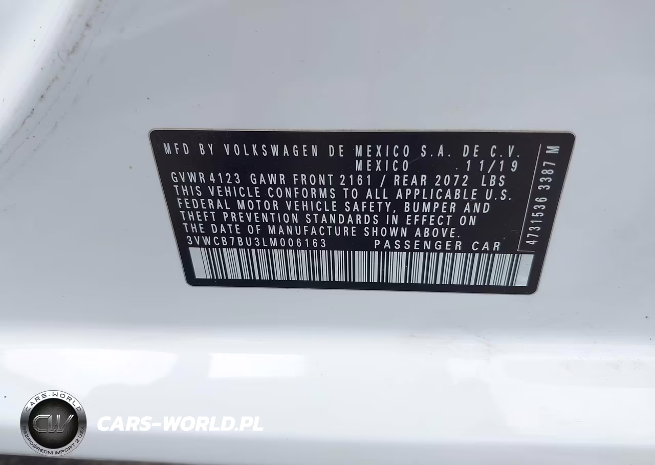 2020 Volkswagen Jetta 1.4T R-Line-1.4T S-1.4T Se VIN:3VWCB7BU3LM006163 - 9