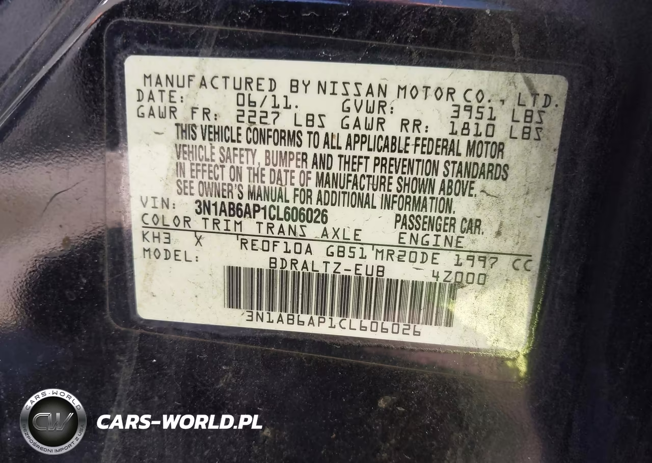 2012 Nissan Sentra 2.0 Sr VIN:3N1AB6AP1CL606026 - 9