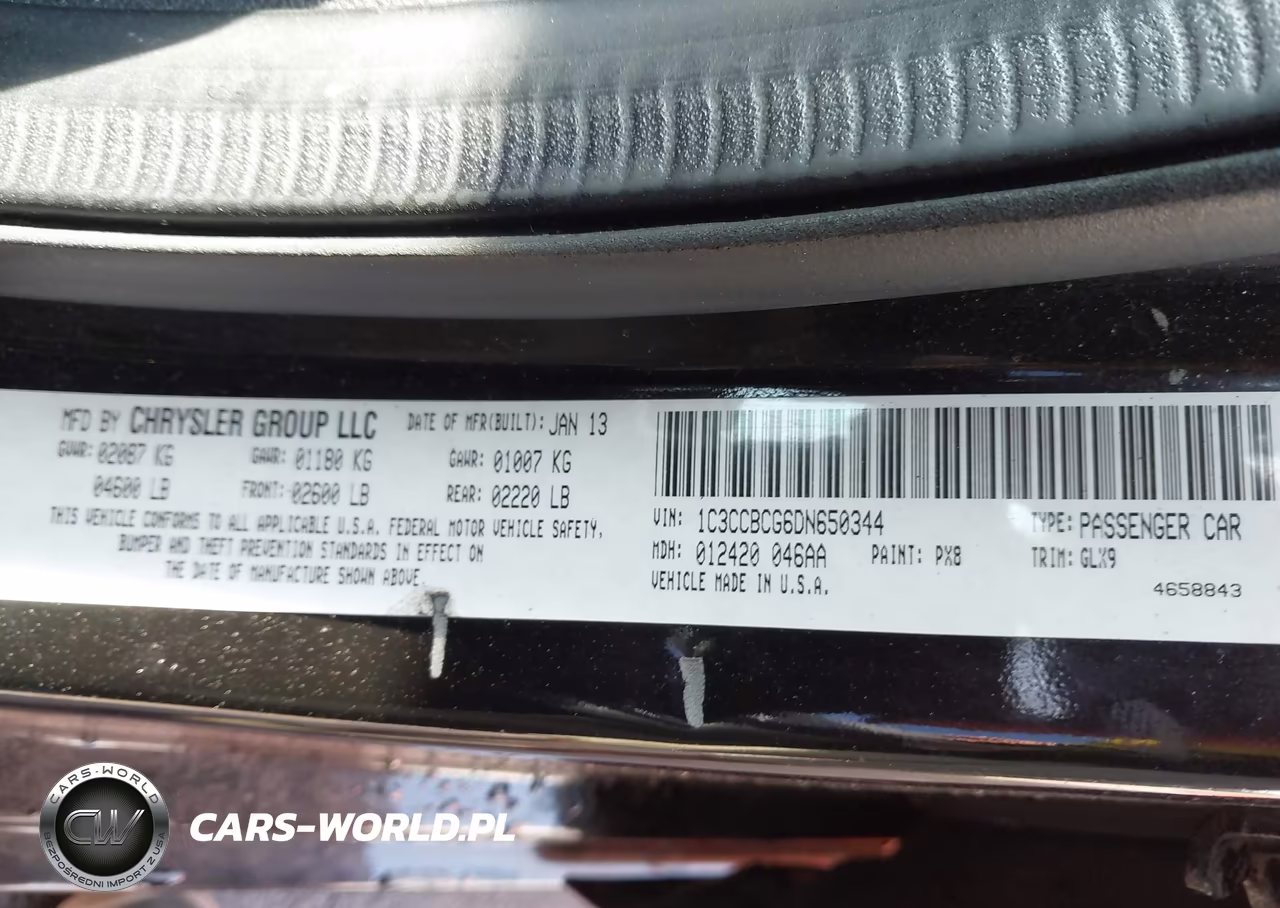 2013 Chrysler 200 Limited VIN:1C3CCBCG6DN650344 - 9
