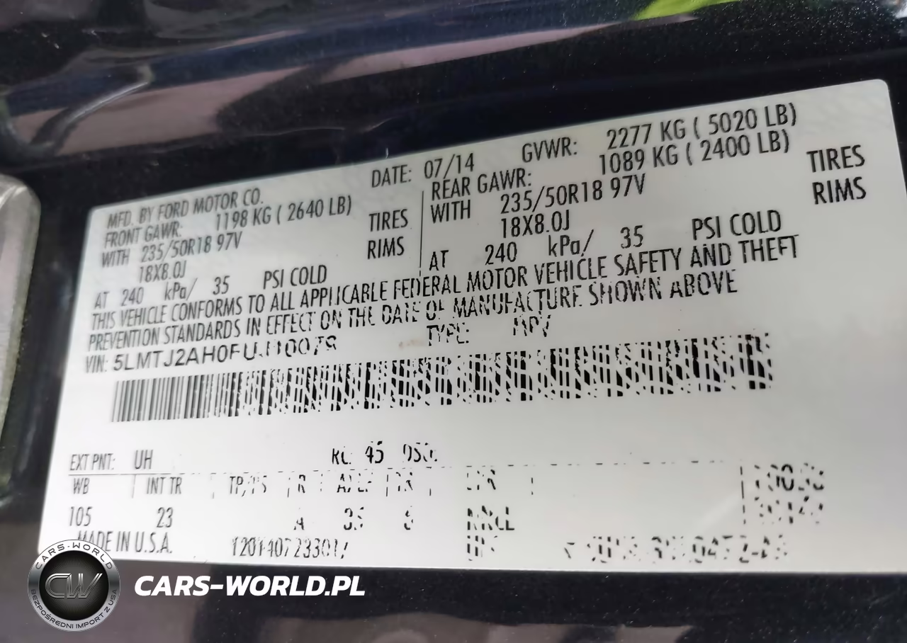 2015 Lincoln Mkc VIN:5LMTJ2AH0FUJ10079 - 9