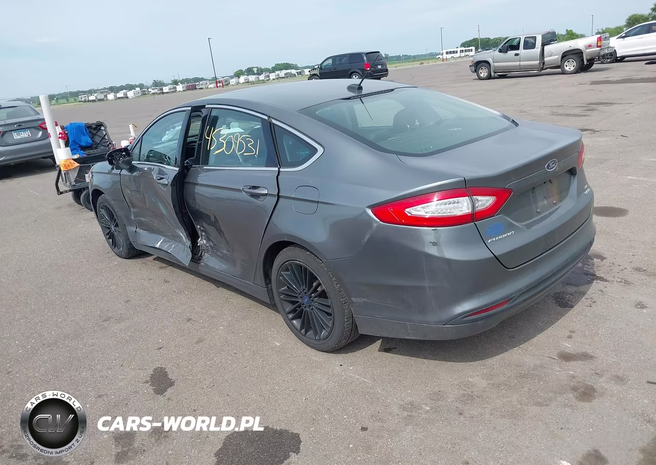 2014 Ford Fusion Se VIN:1FA6P0HD6E5398912 - 3