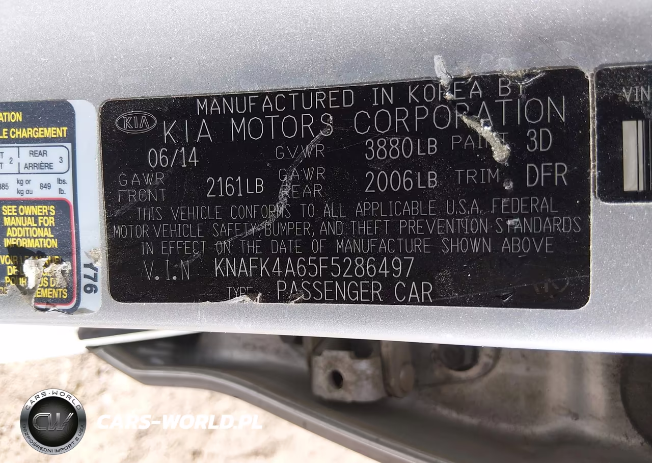 2015 Kia Forte Lx VIN:KNAFK4A65F5286497 - 9
