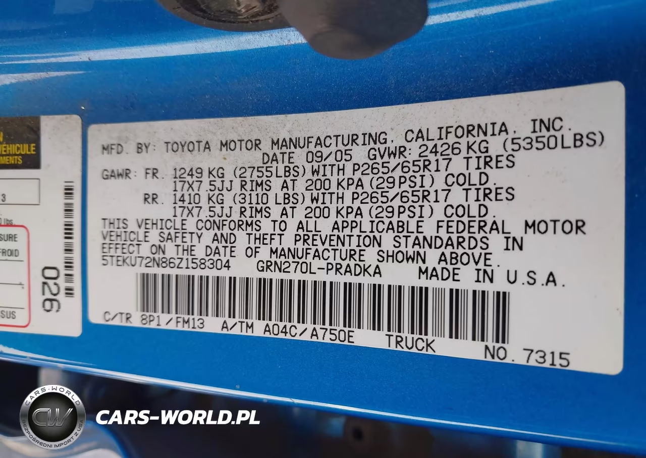 2006 Toyota Tacoma Prerunner V6 VIN:5TEKU72N86Z158304 - 9