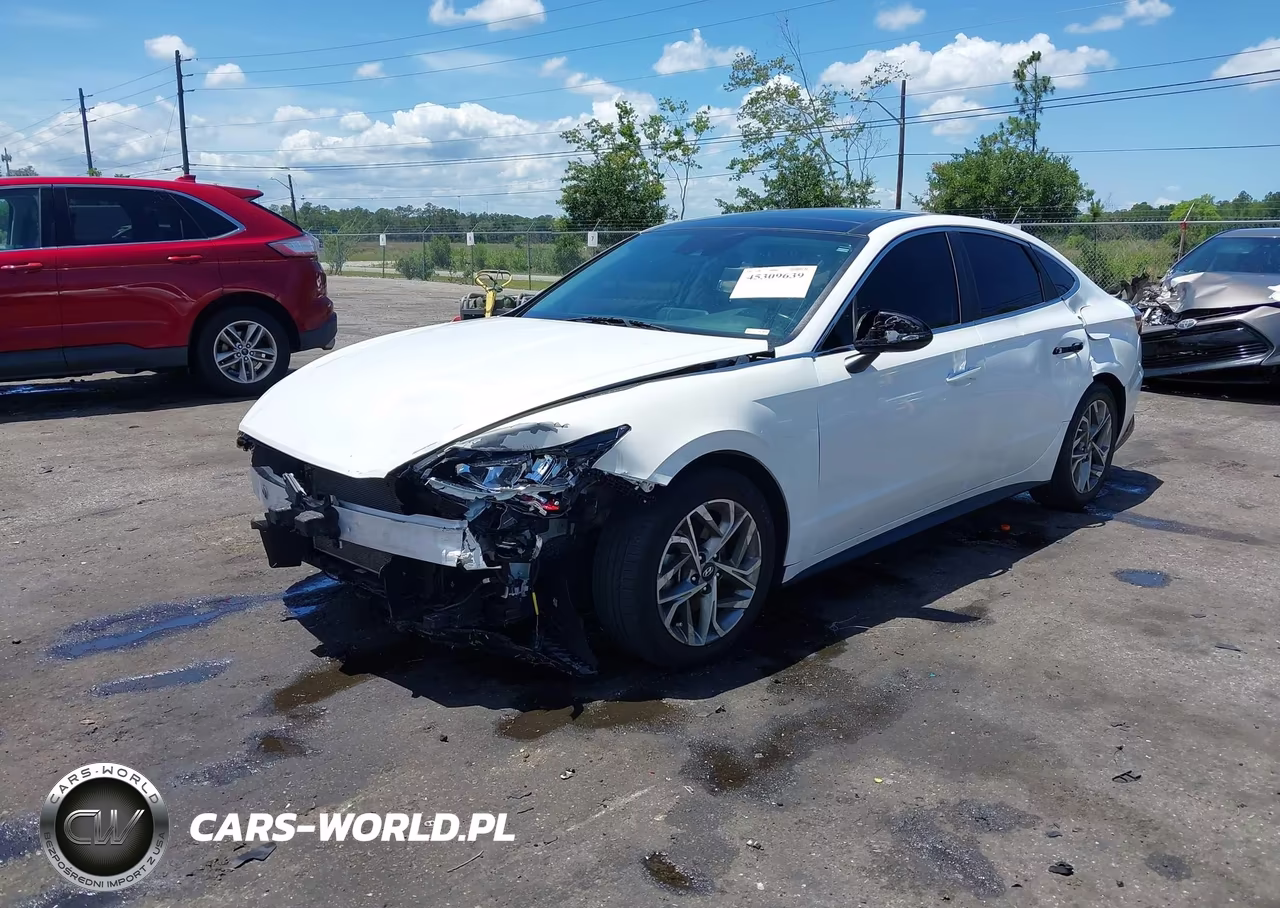 2022 Hyundai Sonata Sel VIN:KMHL14JA1NA237621 - 2