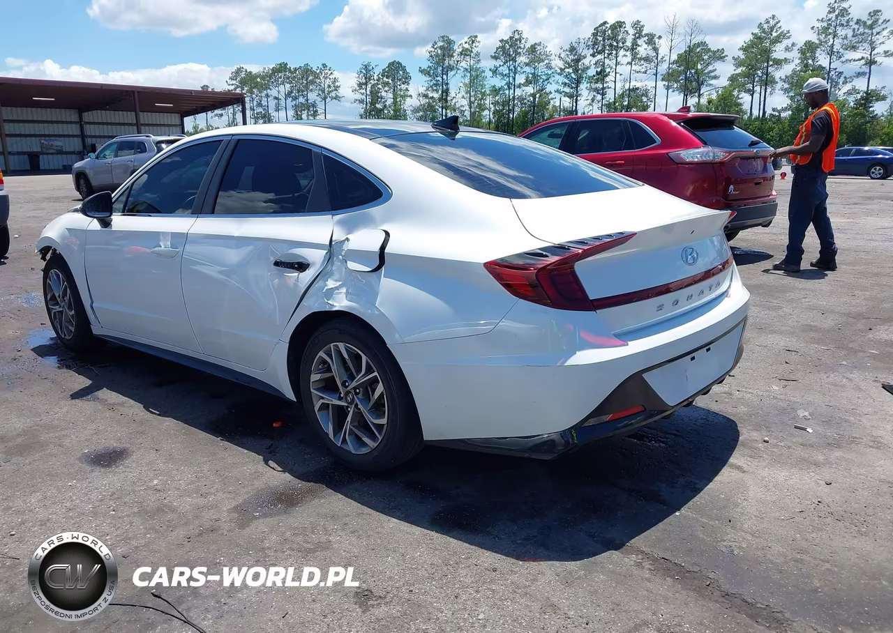 2022 Hyundai Sonata Sel VIN:KMHL14JA1NA237621 - 3