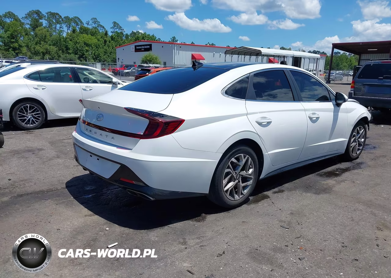 2022 Hyundai Sonata Sel VIN:KMHL14JA1NA237621 - 4