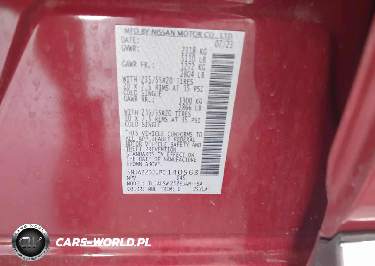 2023 Nissan Murano Platinum Fwd VIN:5N1AZ2DJ0PC140563 - 9