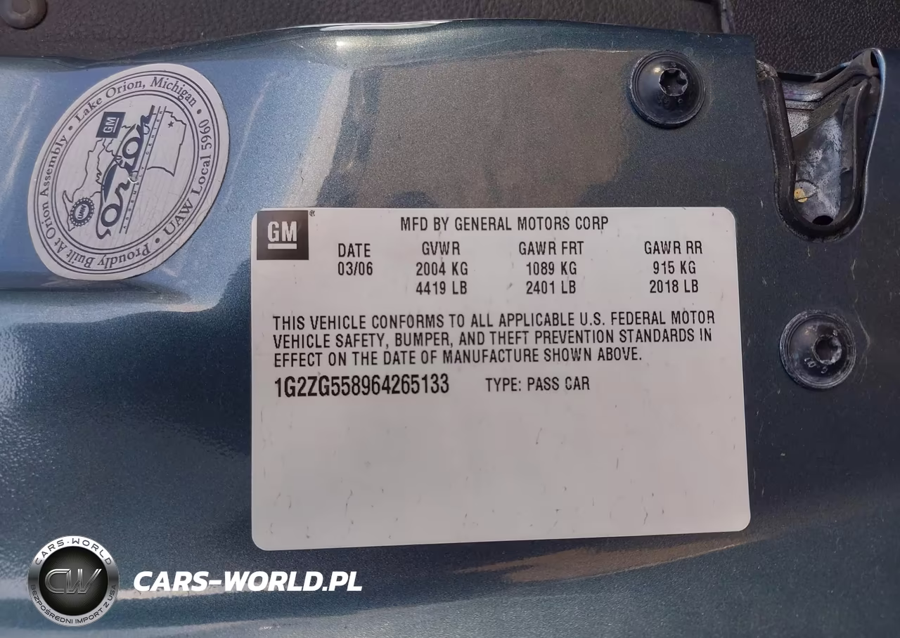 2006 Pontiac G6 VIN:1G2ZG558964265133 - 9