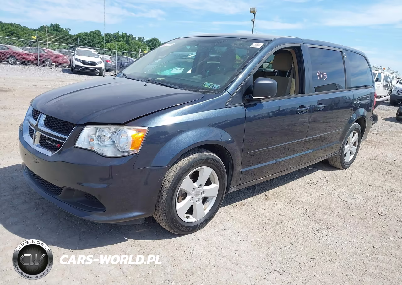 2013 Dodge Grand Caravan Se VIN:2C4RDGBG5DR762878 - 2