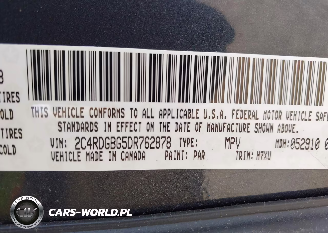 2013 Dodge Grand Caravan Se VIN:2C4RDGBG5DR762878 - 9