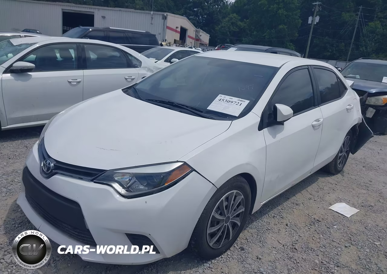 2015 Toyota Corolla Le VIN:2T1BURHEXFC334097 - 2