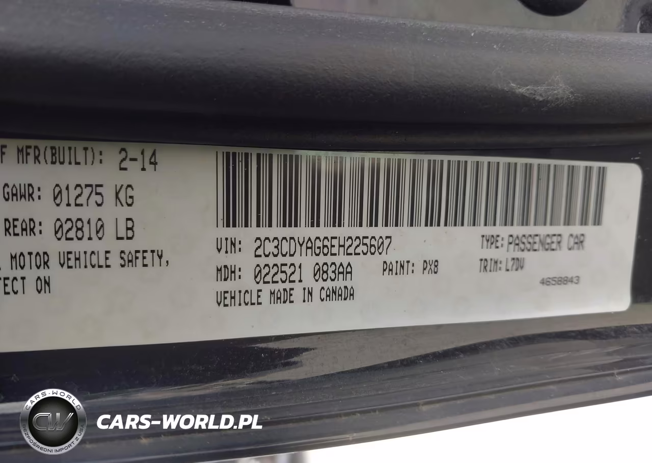 2014 Dodge Challenger Sxt VIN:2C3CDYAG6EH225607 - 9