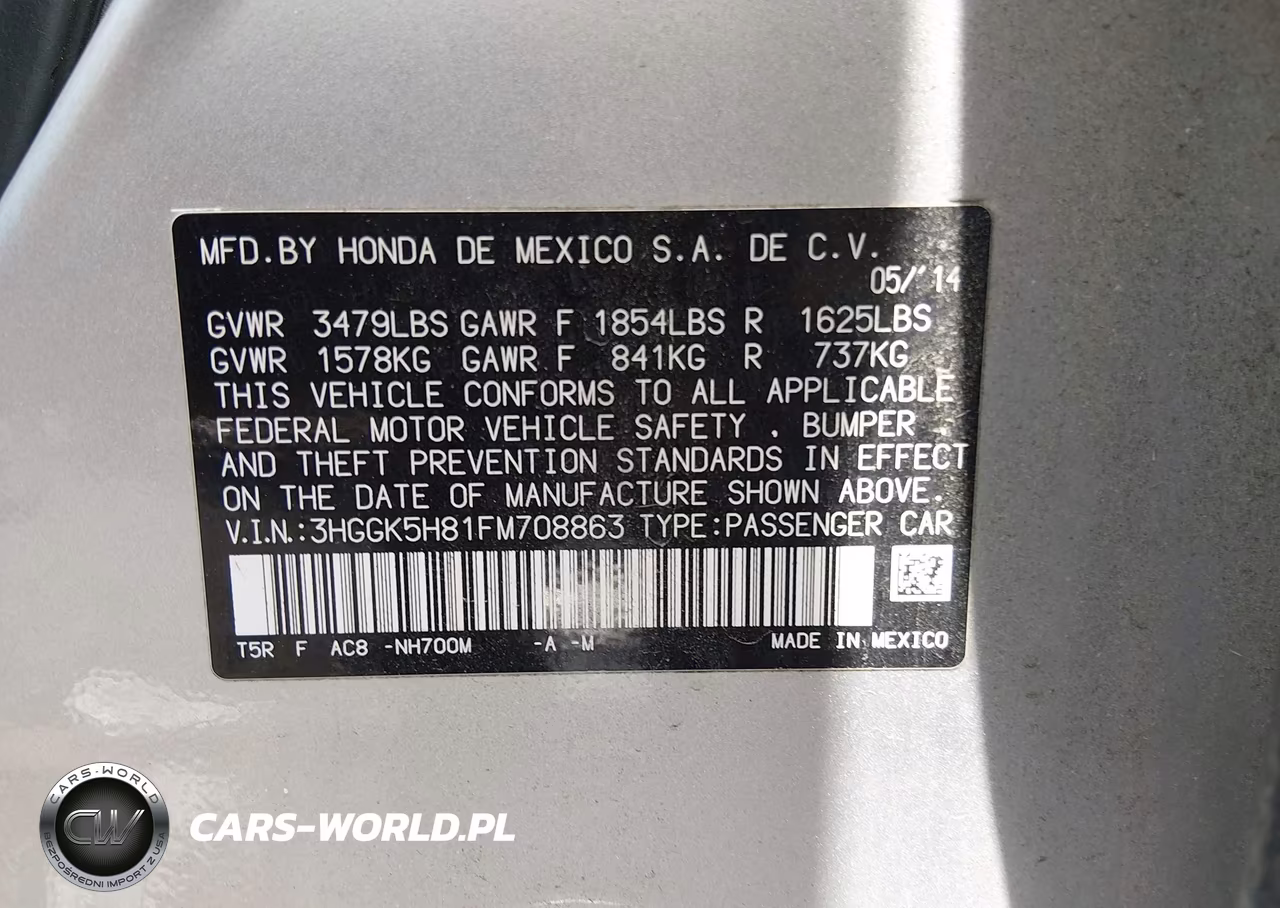2015 Honda Fit Ex-Ex-L VIN:3HGGK5H81FM708863 - 9
