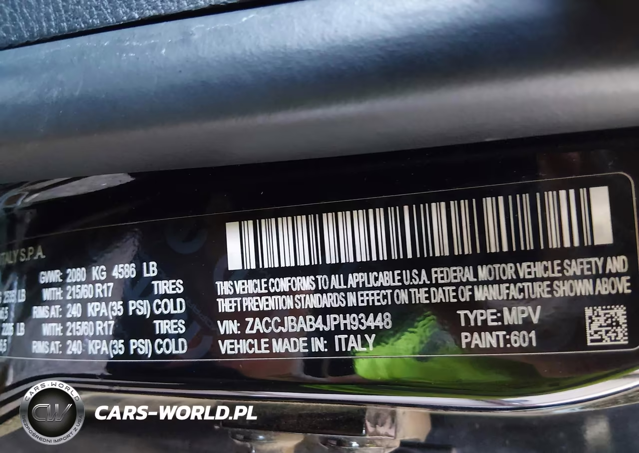 2018 Jeep Renegade Upland Edition 4X4 VIN:ZACCJBAB4JPH93448 - 9