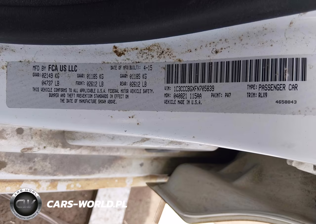 2015 Chrysler 200 S VIN:1C3CCCBGXFN705839 - 9