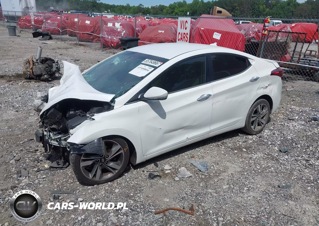 2014 Hyundai Elantra Limited VIN:5NPDH4AE9EH525161 - 2