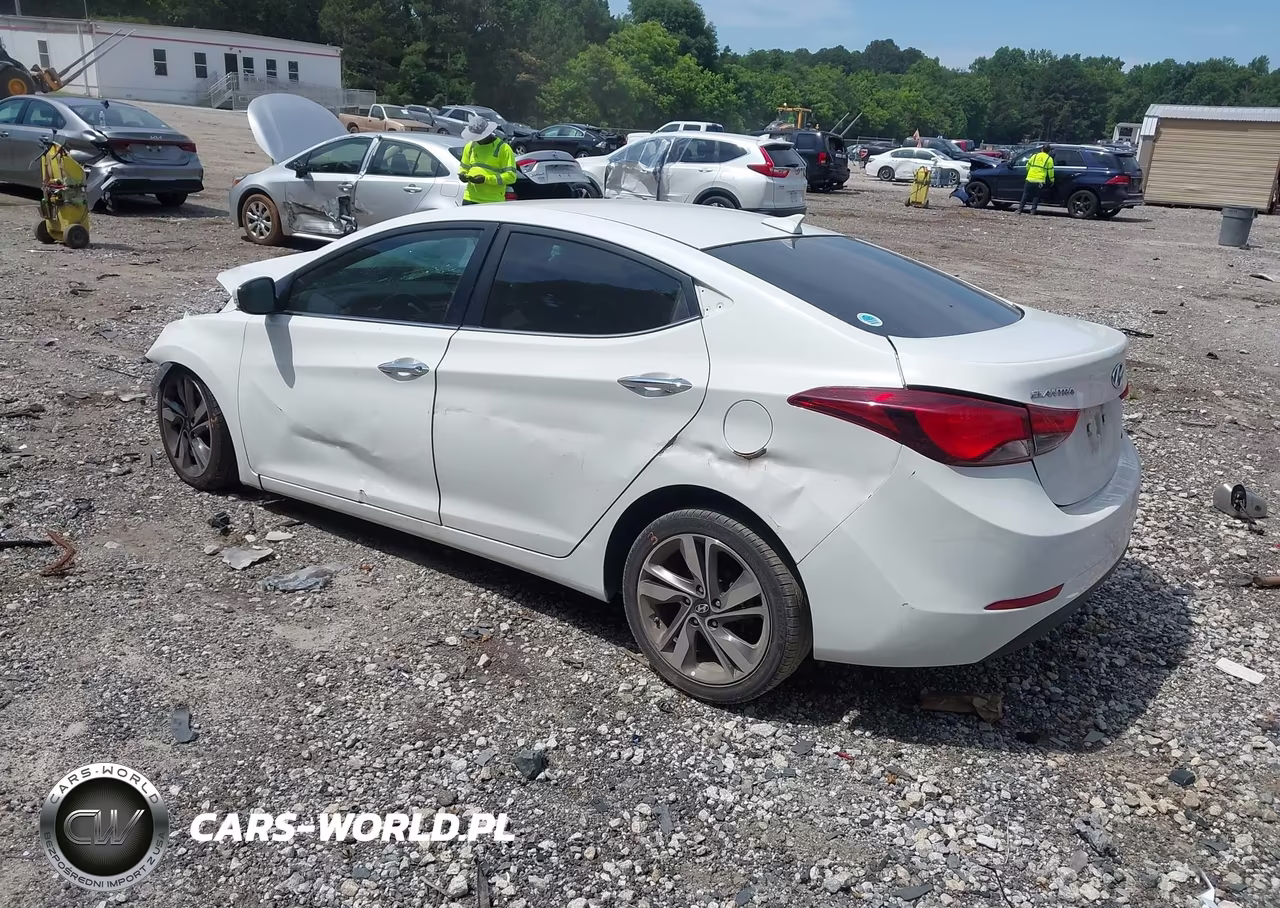 2014 Hyundai Elantra Limited VIN:5NPDH4AE9EH525161 - 3