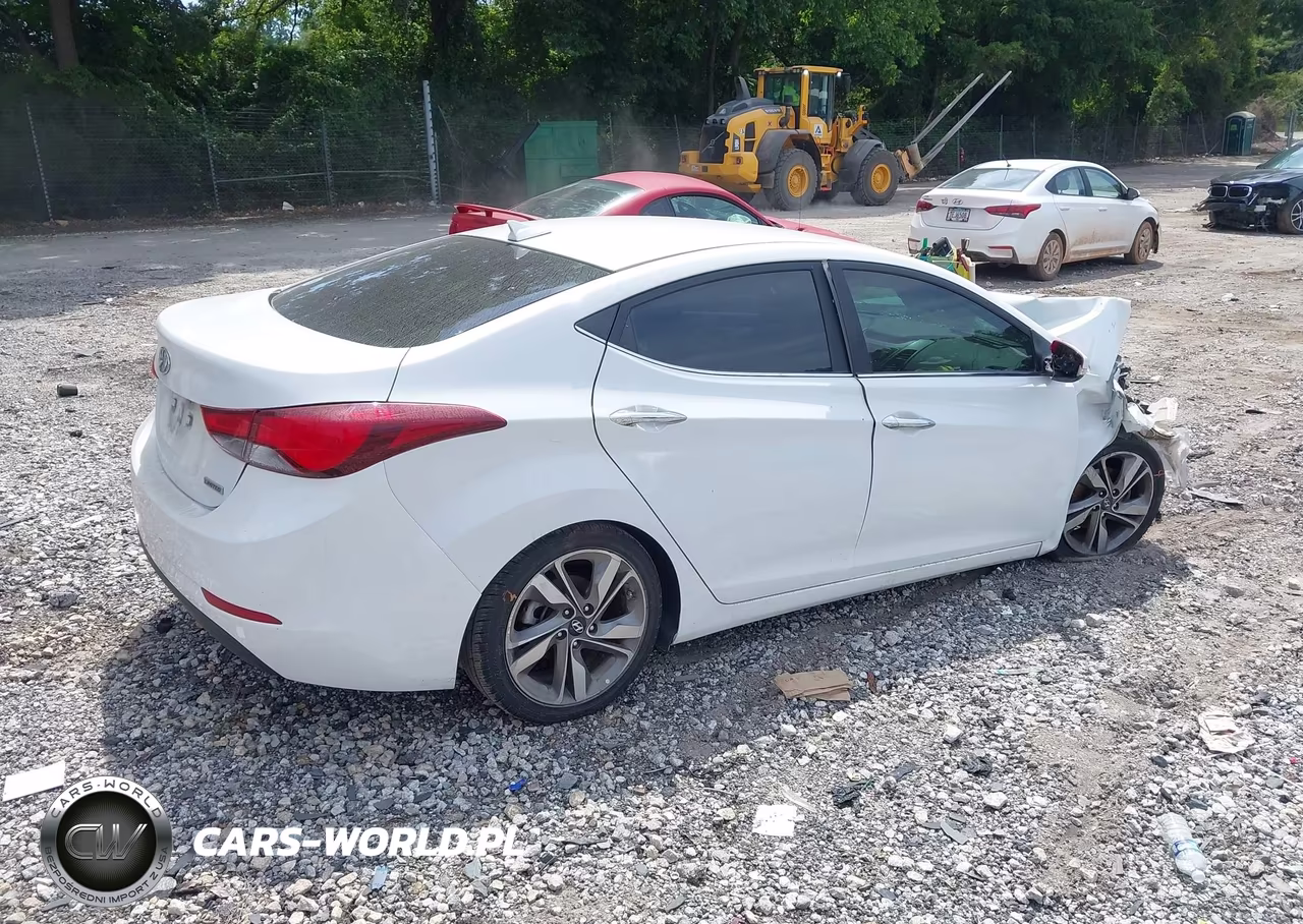 2014 Hyundai Elantra Limited VIN:5NPDH4AE9EH525161 - 4