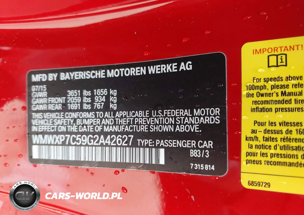 2016 Mini Hardtop Cooper S VIN:WMWXP7C59G2A42627 - 9