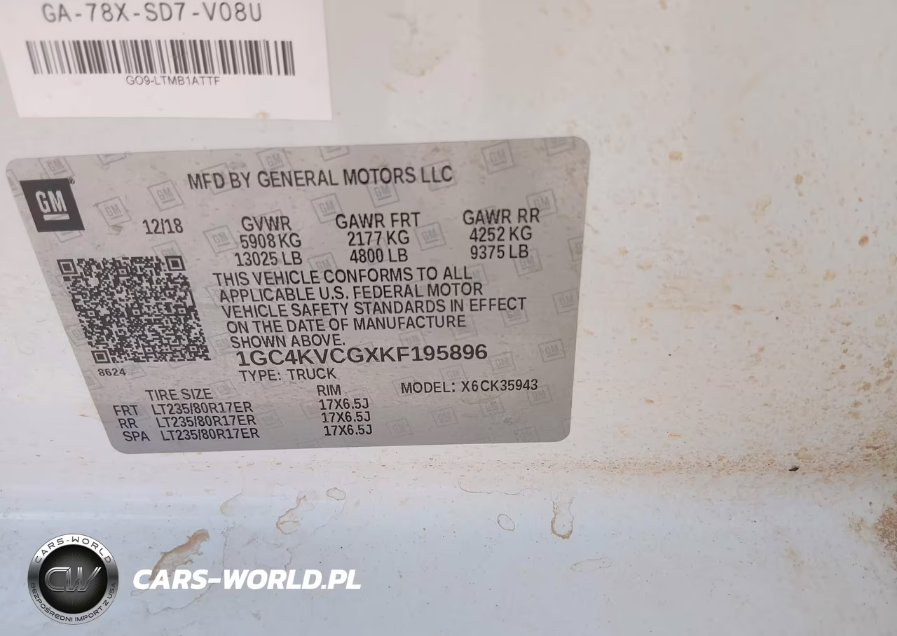 2019 Chevrolet Silverado 3500Hd Wt VIN:1GC4KVCGXKF195896 - 9