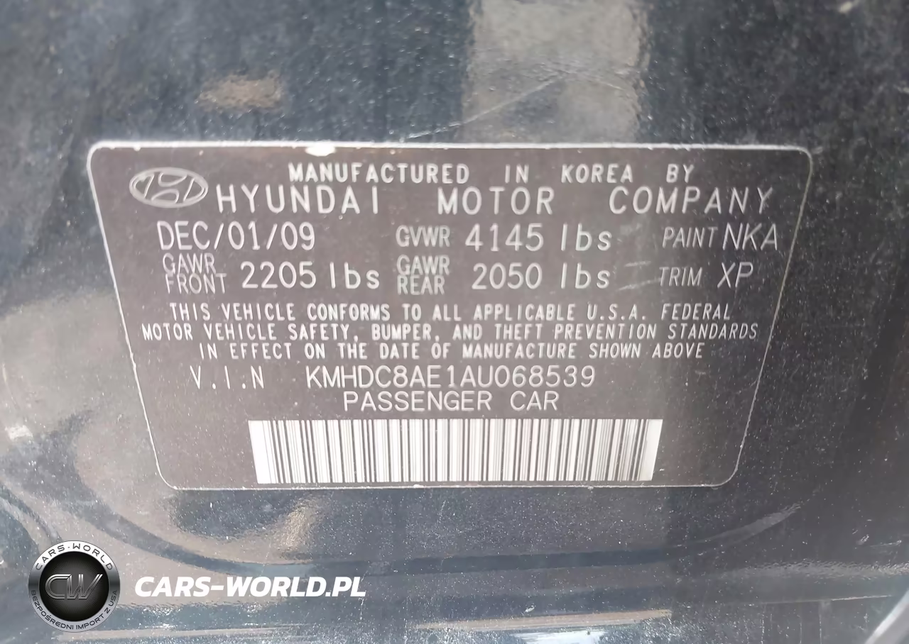 2010 Hyundai Elantra Touring Gls VIN:KMHDC8AE1AU068539 - 9