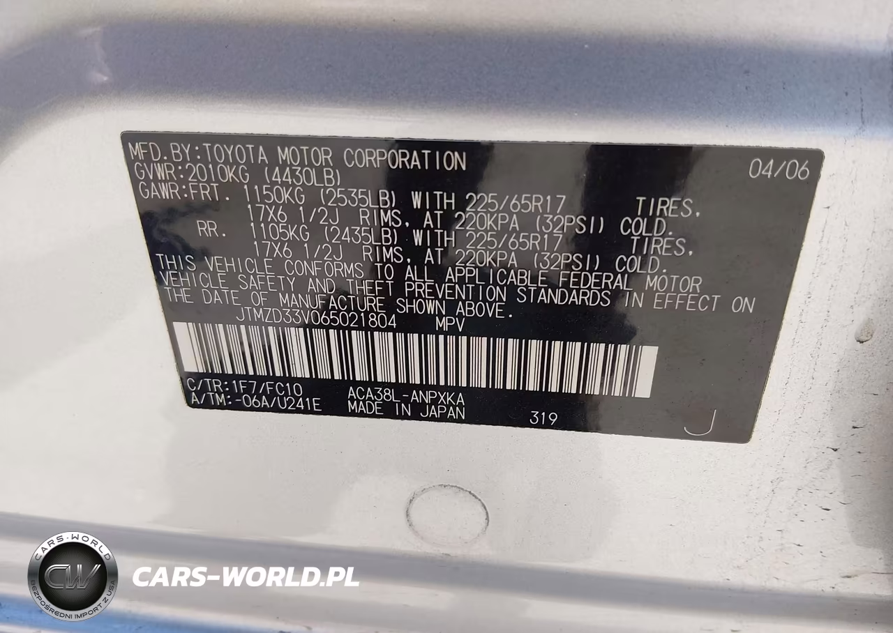 2006 Toyota Rav4 VIN:JTMZD33V065021804 - 9