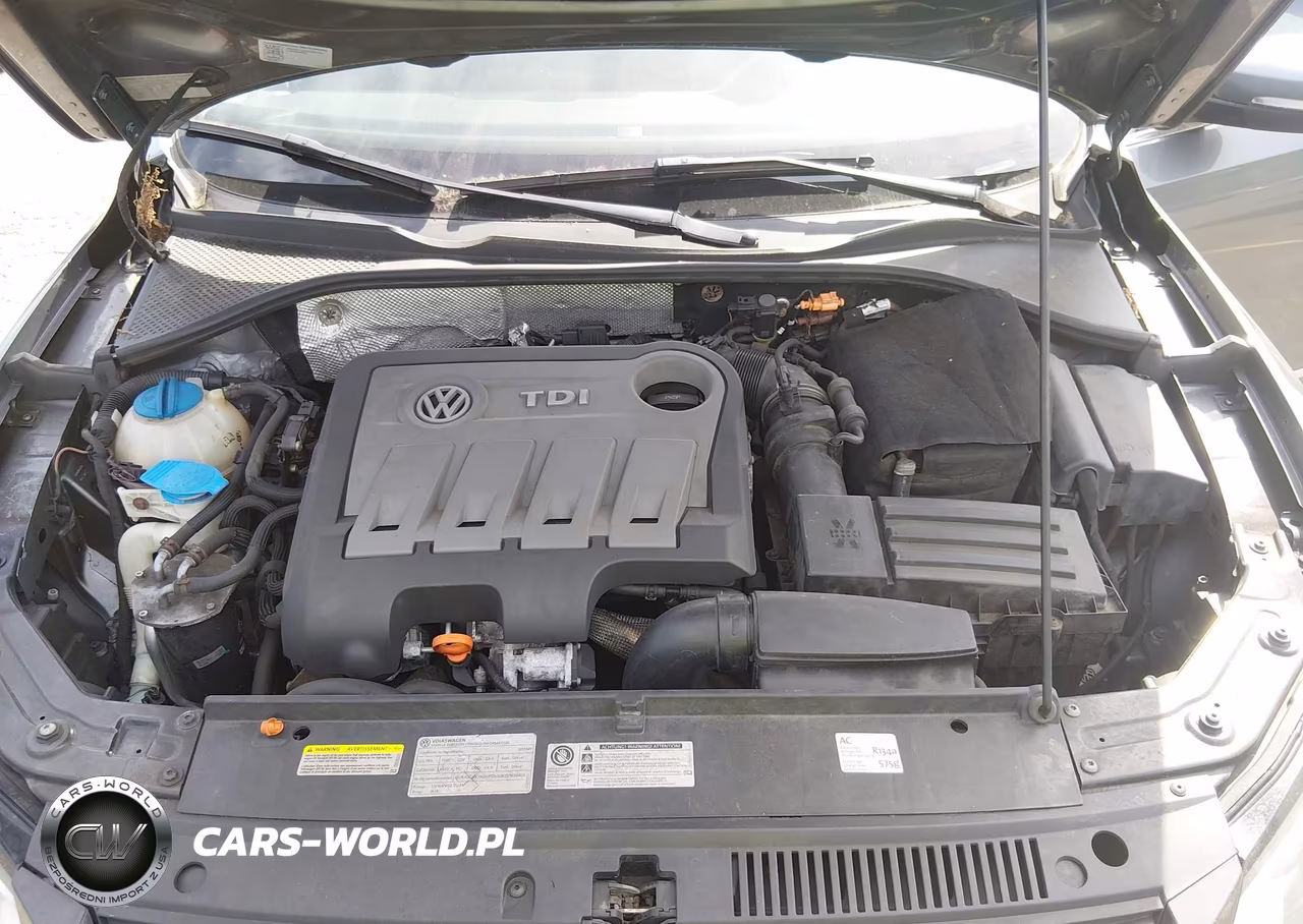 2013 Volkswagen Passat 2.0L Tdi Se VIN:1VWBN7A33DC066491 - 10