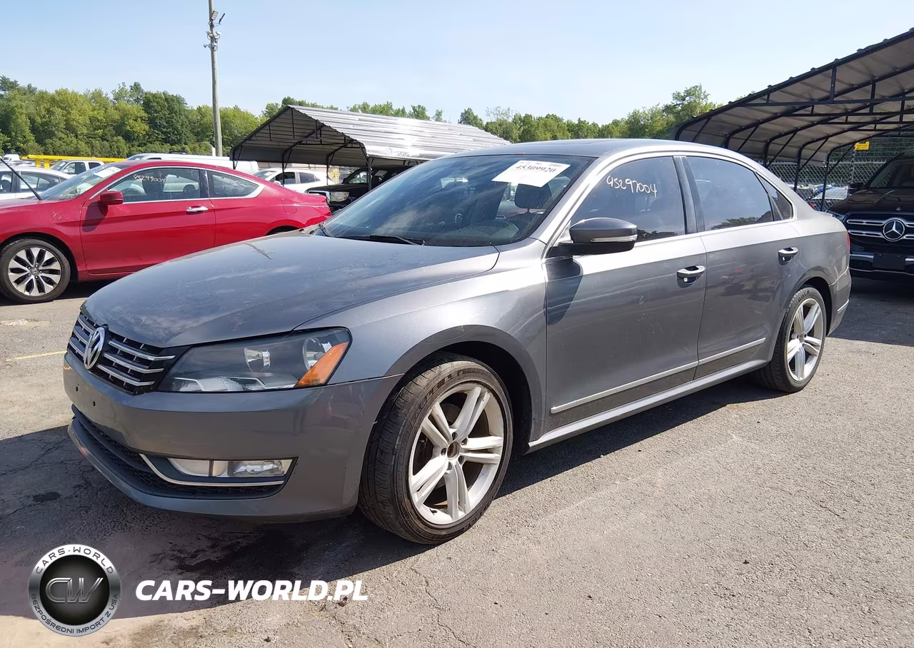 2013 Volkswagen Passat 2.0L Tdi Se VIN:1VWBN7A33DC066491 - 2