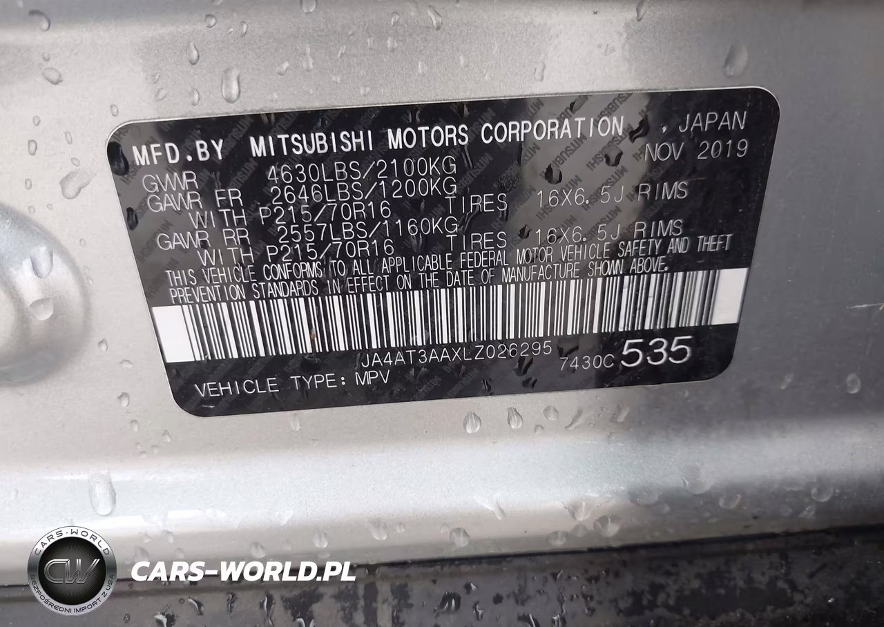 2020 Mitsubishi Eclipse Cross Es 1.5T Awc VIN:JA4AT3AAXLZ026295 - 9