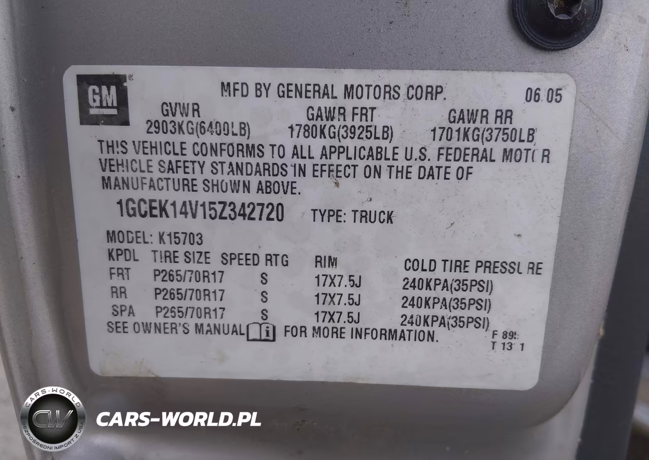 2005 Chevrolet Silverado 1500 Work Truck VIN:1GCEK14V15Z342720 - 9
