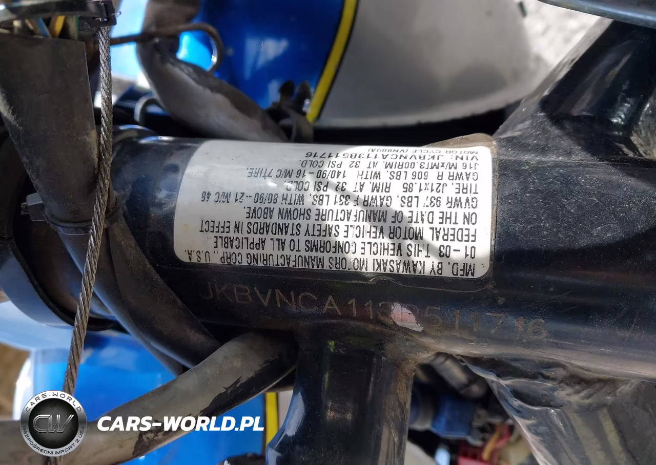 2003 Kawasaki Vn800 VIN:JKBVNCA113B511716 - 10