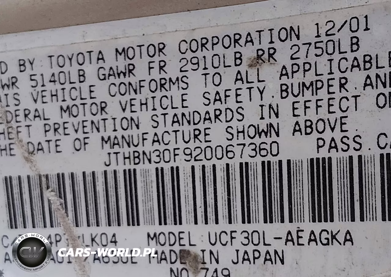 2002 Lexus Ls 430 VIN:JTHBN30F920067360 - 9