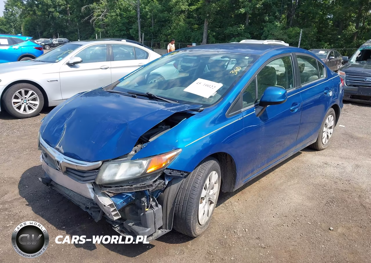 2012 Honda Civic Lx VIN:19XFB2F58CE340415 - 2