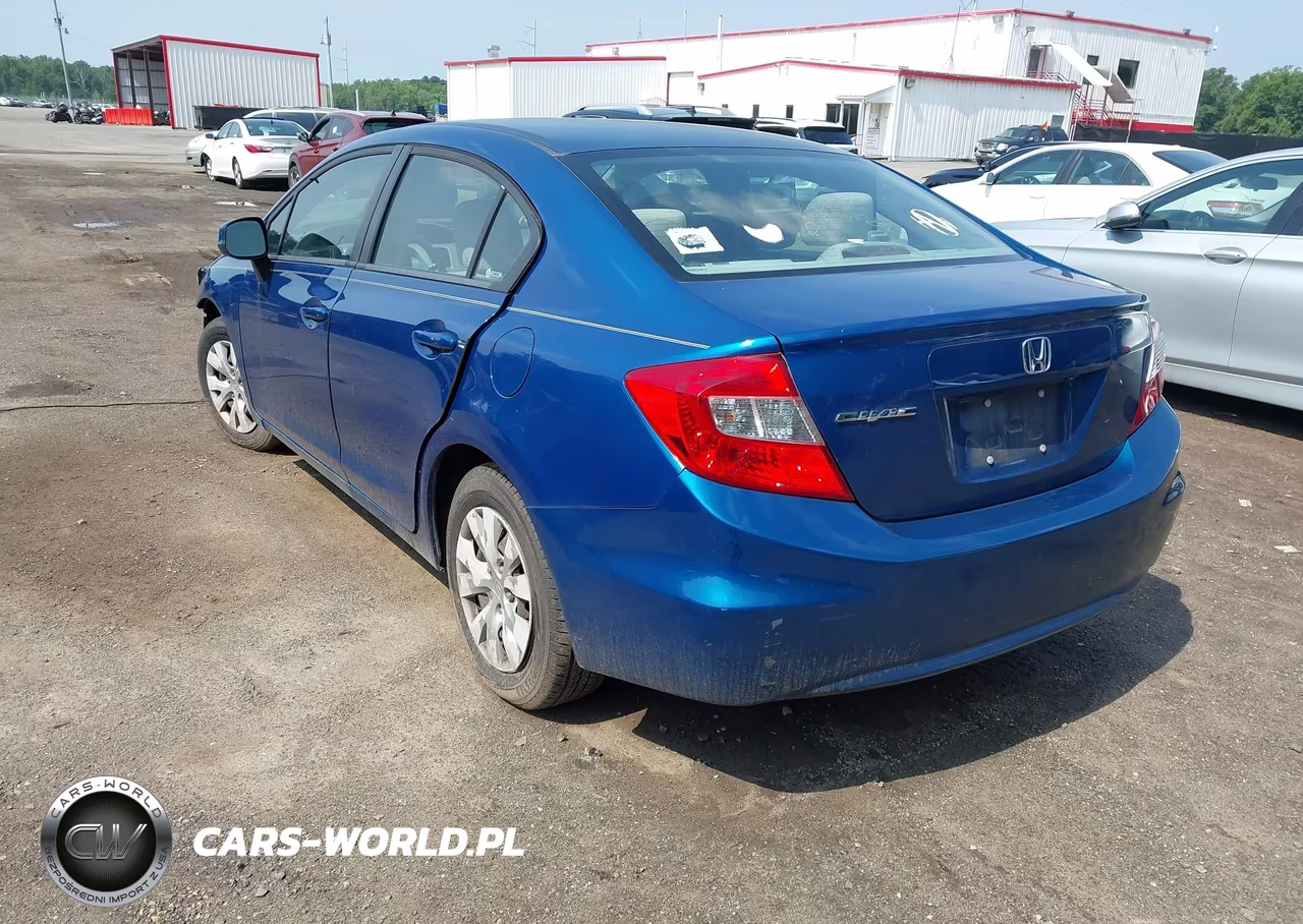 2012 Honda Civic Lx VIN:19XFB2F58CE340415 - 3