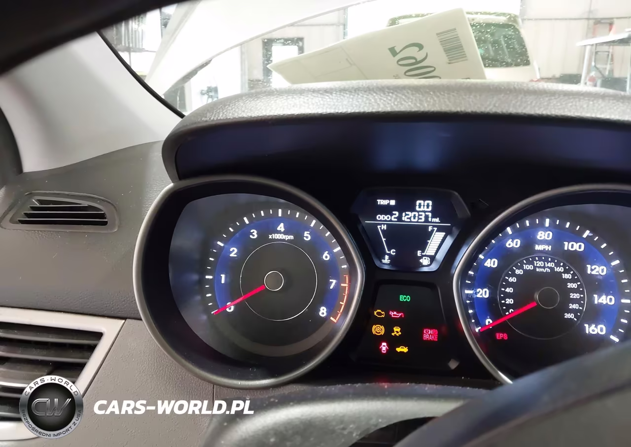 2013 Hyundai Elantra Gls VIN:5NPDH4AE9DH302021 - 7