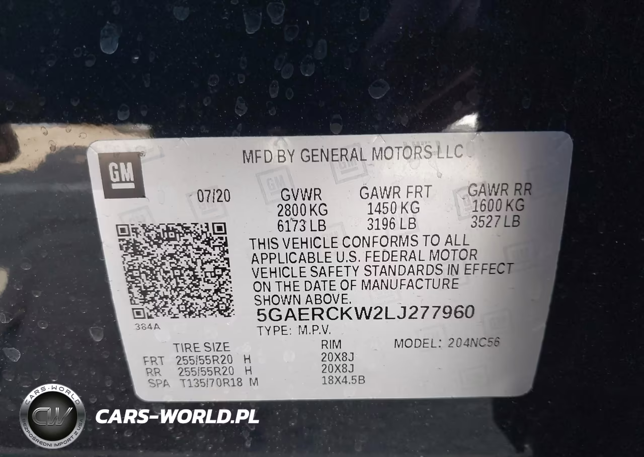 2020 Buick Enclave Fwd Premium VIN:5GAERCKW2LJ277960 - 9