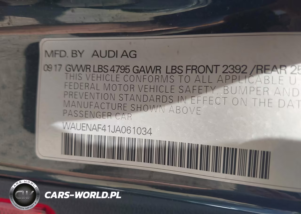 2018 Audi A4 2.0T Premium-2.0T Tech Premium VIN:WAUENAF41JA061034 - 9