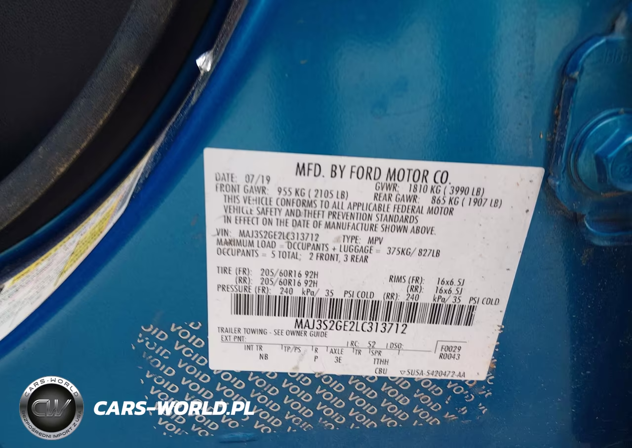 2020 Ford Ecosport Se VIN:MAJ3S2GE2LC313712 - 9