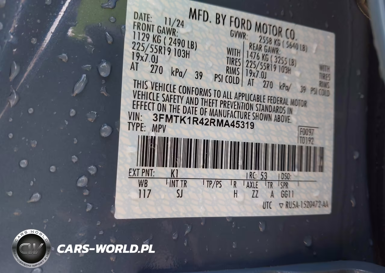 2024 Ford Mustang Mach-E Select VIN:3FMTK1R42RMA45319 - 9