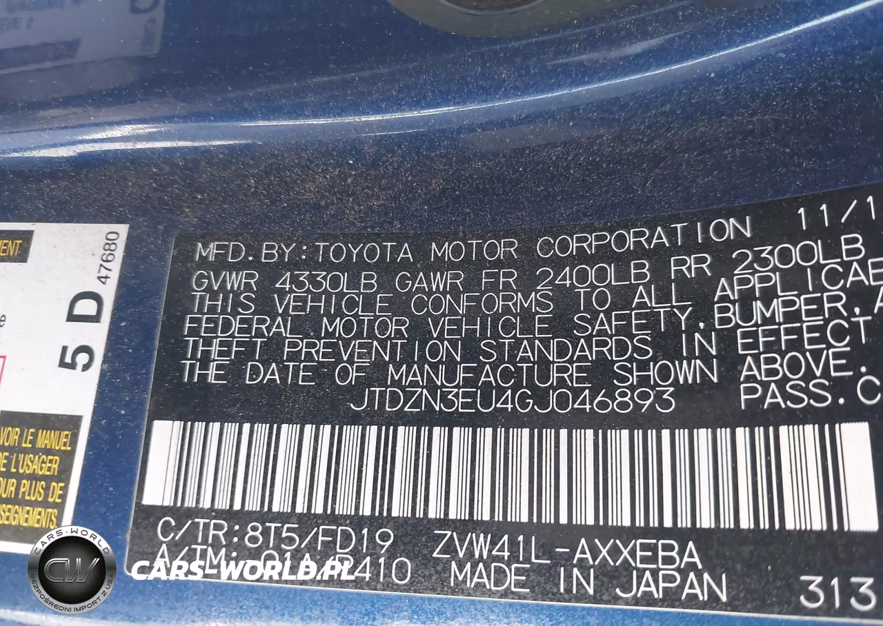 2016 Toyota Prius V Two VIN:JTDZN3EU4GJ046893 - 9