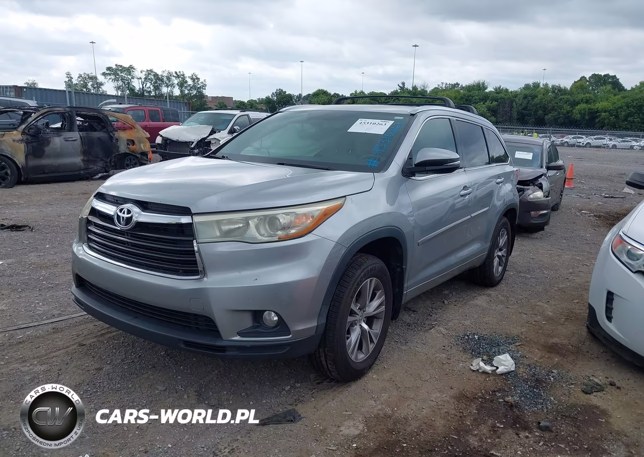 2015 Toyota Highlander Xle V6 VIN:5TDKKRFH7FS118167 - 2
