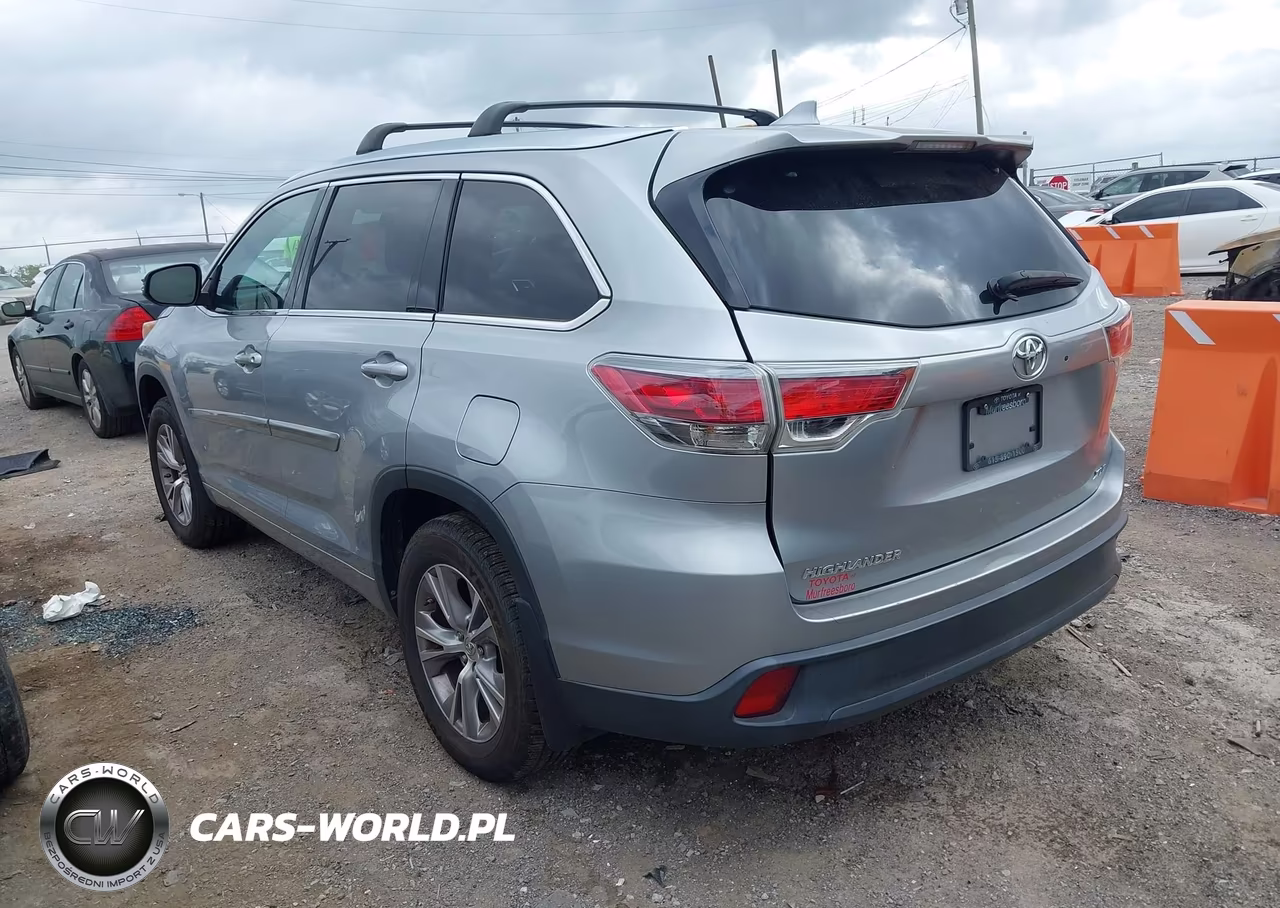 2015 Toyota Highlander Xle V6 VIN:5TDKKRFH7FS118167 - 3