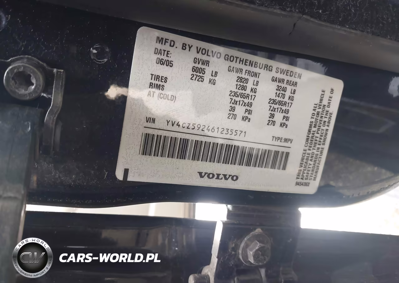 2006 Volvo Xc90 2.5T VIN:YV4CZ592461235571 - 9