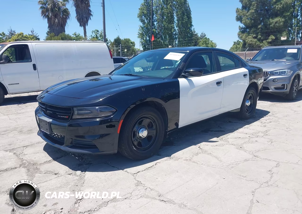 2018 Dodge Charger Police Rwd VIN:2C3CDXAT5JH238916 - 2